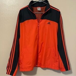 Adidas Vibrant Red and Black Jacket